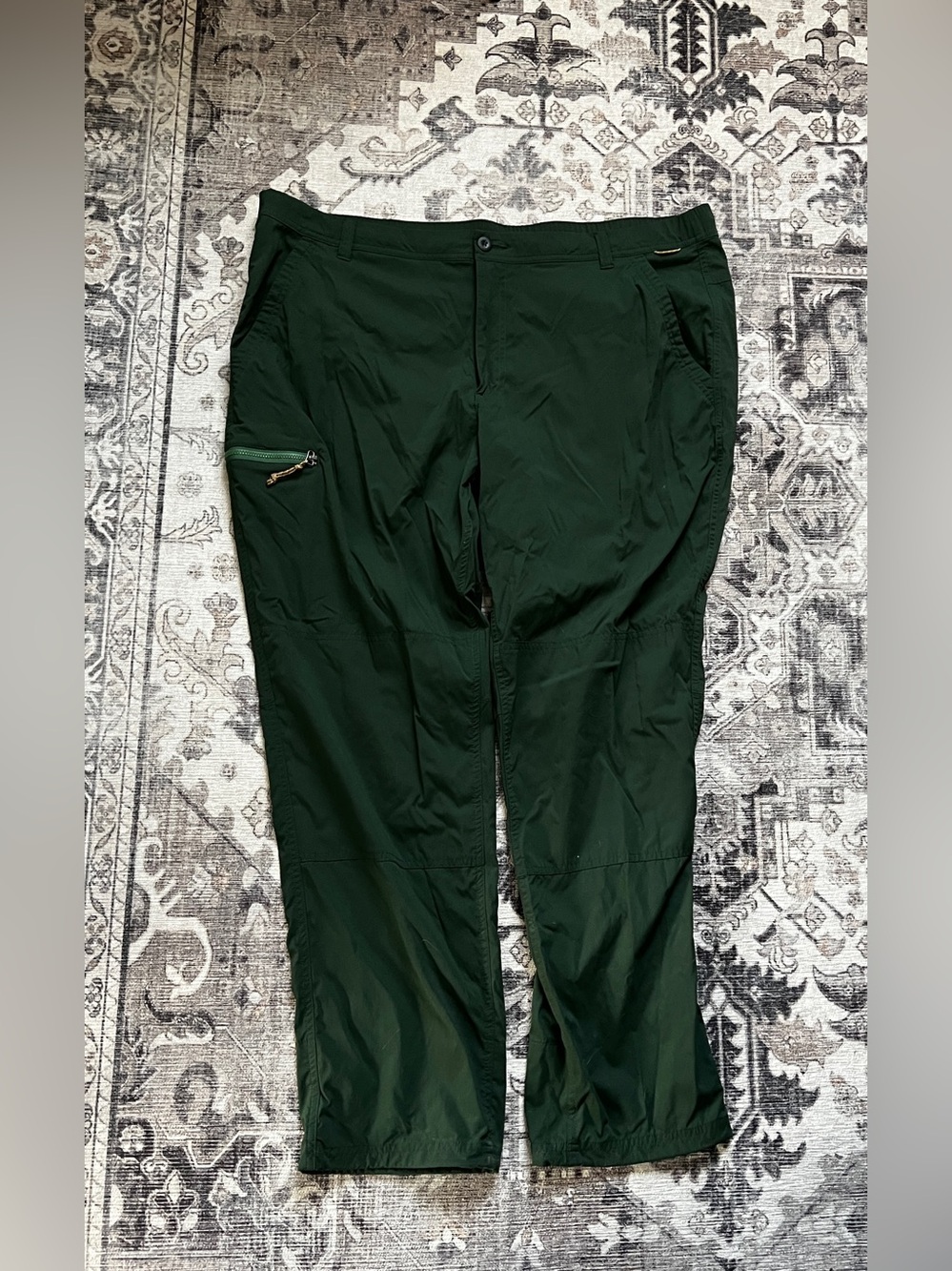 REI Trail made hiking outdoor pant women’s plus 20W in Heritage Spruce green